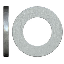 Шайба плоская М14 оцинкованная, 30 шт