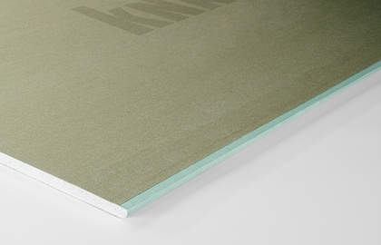 Гипсокартон KNAUF тип Н2 2500х1200х12,5 мм, S 3м2, влагостойкий