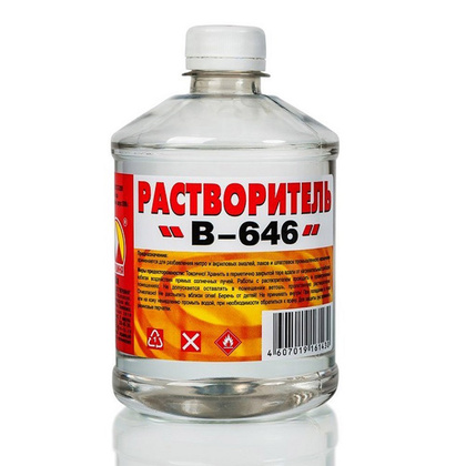 Растворитель 646 Вершина 0,5л