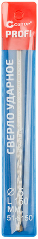 Сверло твердосплавное 5x150мм, Cutop Profi
