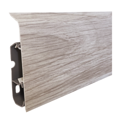 Плинтус напольный ПВХ Qvant Q06 Стемма 76мм 2,2м