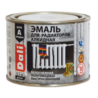 Эмаль DALI Для радиаторов (500г, алкидная)