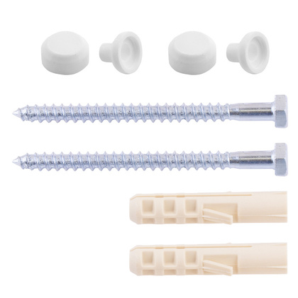 Набор для крепления унитаза 10x80 белый 2 шт