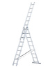 Лестница алюм. трехсекционная 9 ступеней STAIRS AL309