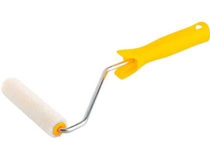 Валик 	Акор 150 мм для лаков, велюр-шерсть, желтая ручка