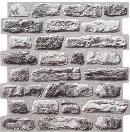 Панель ПВХ самоклеящаяся Grace кирпич Мергель известковый 473х475 мм