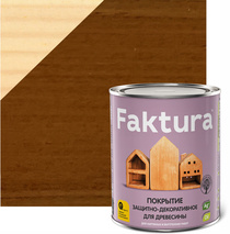 Покрытие FAKTURA защитно-декоративное для древесины орех 0,7 л