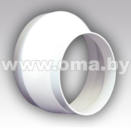 Соединитель круглого воздуховода с круглым ПВХ D100/125 1012,5РЭП