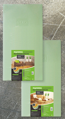 Подложка листовая 3мм GRACE 1000x500мм (5кв.м/уп)