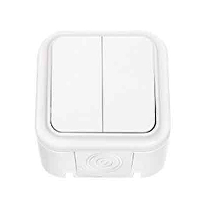 VIKA бел. Выключатель 2-кл. IP54 А5 6-224, ОККО