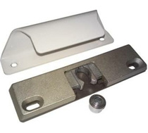 Комплект балконной ручки с защелкой Lux белый арт У1-0459.Б Левша