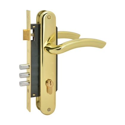 Замок врезной NORA-M N23-85 М, золото