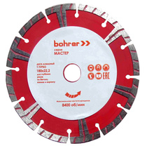 Круг отр.алм. 230х22мм -Т-турбо доп.сегменты Bohrer Мастер 39523010