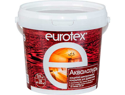Защитно-декоративный состав Eurotex Аква (900г, канадский орех)