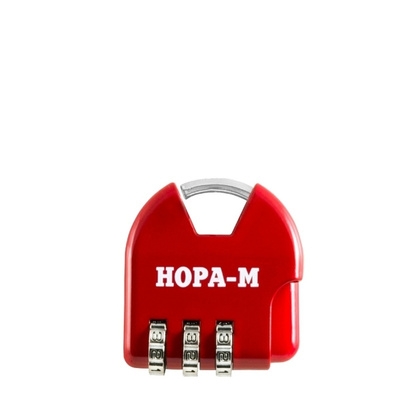 Замок навесной кодовый 601 красный НОРА-М