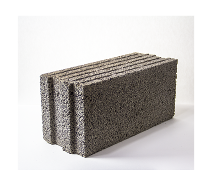 Блок керамзитобетонный пустотелый 490х200х240мм