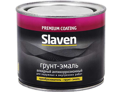 Эмаль Slaven По ржавчине (500г, коричневый)