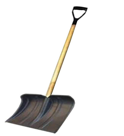 Лопата №6 оц/пл, дер/чер, V-ручка, с/ч