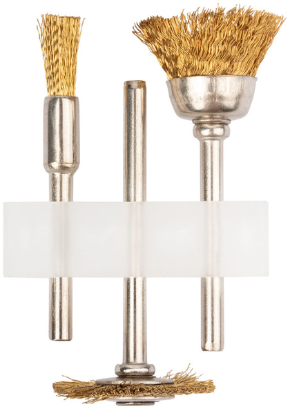 Корщетки латунированные наб.3шт. FIT