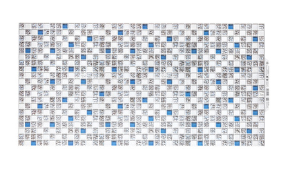 Панель ПВХ Grace Мозаика Коллаж голубой 960х480 мм