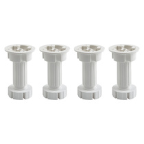 Комплект из 4 регул. меб. опор Lemax prof4 FL10W 100 мм, бел.