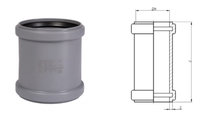 Муфта ремонтная (надвижная) HTU ф50мм OSTENDORF (112500)