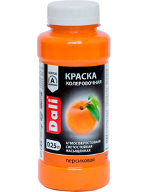 Краска колеровочная DALI Персиковая 0.25 л