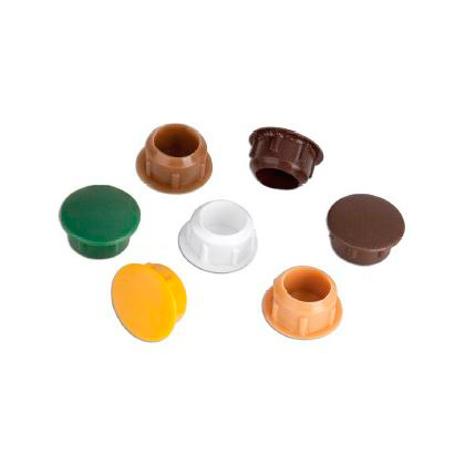 Заглушка декоративная 12 мм белая (30шт)