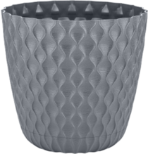 Горшок д/цветов Wave(InGreen), 1,4л, D145мм, вулканический серый