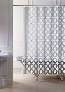 Шторка для ванной 180х200 , HALF MOON ( D-60022)