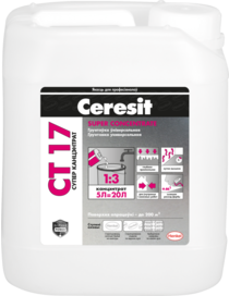 Грунтовка Ceresit CT17 SuperConcentrate 1:3 10л