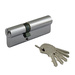 Механизм цилиндровый (55/35, ключ/ключ, хром, английск.ключ) ЛУ-90 NORA-M
