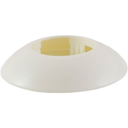 Розетты напольные/обвод ПВХ для труб d-16 Белый (2 шт)