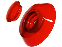 Термошайба для поликарбоната, 25 шт красный