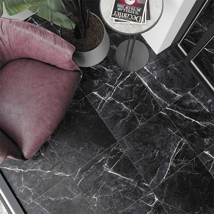 Плитка Diva пол керамогранит черный 420х420 (15892), ОООФКЗ