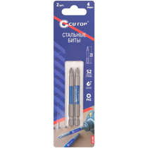 Бита PH2х 70 мм (к-т 2шт) магнитная Cutop