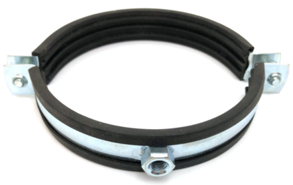 Хомут сантехнический(107-116мм) 4 цинк с гайкой М8 РФ