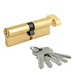 Мех.цилиндровый (45/45, ключ/верт, латунь (золото), англ/ключ) ЕСО Z ЛВ-90 NORA-M