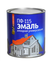 Эмаль ПФ-115 алкидная универсальная, голубая, 1,8 кг