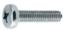 Винты - с полукр.гол. 4,0x25 оцинк.DIN 7985, 30шт.