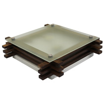 Светильник наст.-потол. Бонсай-1 орех НПБ 01-2х60-121 УХЛ-4 (2*60Вт, E27) ЧПТУП ВЭП Свет