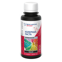 Паста колерная Ярославские краски универсальная черный 0,1 л