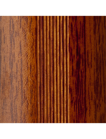 Порог алюм. п/кругл 38мм/1,35м дуб натуральный, DOMOLETTI