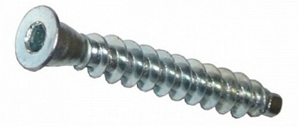 Винты - конфирмат 7х50 потай оцинк, 100шт