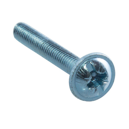 Винт М4x20мм белый цинк 12 шт