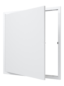 Люк ревизионный LN 427х427 нажимной фланец 400х400 пластик EVECS