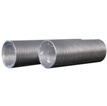 Воздуховод гибкий алюминиевый гофрированный, L до 1,5м 10ВА1,5