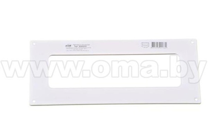Накладка плоская ПВХ 60x120мм  Эковент-612НПП