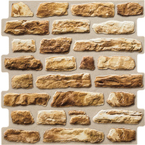 Панель ПВХ самоклеящаяся Grace кирпич Мергель глинистый 473х475 мм