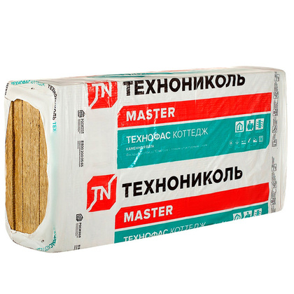 Плита теплоизоляционная Технофас КОТТЕДЖ 100х600х1200 мм